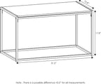 FURINNO Camnus Modern Living Coffee Table, Columbia Walnut - Image 3