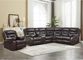EBELLO Faux Leather Reclining Sectional Sofa Set by EBELLO