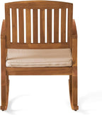 Christopher Knight Home Selma Acacia Rocking Chair - Image 10