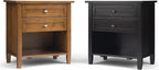 SIMPLIHOME Warm Shaker Bedside Table - Image 12