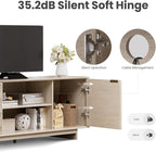 COLAMY TV Stand with Two Doors, Entertainment Center 59" with Adjustable - Image 4
