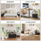 Somdot Nightstands Set of 2, End Tables - Image 8