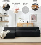 108" Sectional Couches for Living Room, Modular Sectional Sofa - Image 4