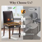 Dining Chairs Set of 6, Modern Dining Room Chairs - Image 5