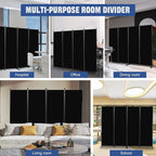 Room Divider 6FT Portable Room Dividers and Folding Privacy Screens, 4 Panel - Image 6