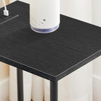 HOOBRO Side Table with Charging Station, End Table with USB Port and Outlets - Image 6