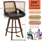 Mid Century Modern Counter Stools - Image 2