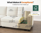 CHIC HOUSE Modular Sectional Sofa - Image 7