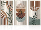 IARTTOP Large Boho Wood Wall Art 16x32 Inch Mid Century Modern Bohemian Wooden by IARTTOP