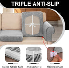 UNBBRRL Stretch Couch Armrest Covers - Image 3