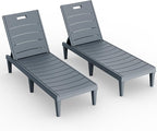 Devoko Outdoor Chaise Lounge Chair Set of 2 by DEVOKO