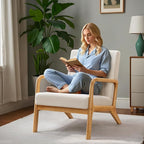 ELUCHANG Mid-Century Modern Accent Chair - Image 3