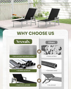 Patio Chaise Lounge Chair Outdoor - Image 7