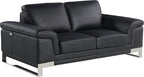 Blackjack Furniture Weston Collection Genuine Italian Leather Living Room Sofa - Image 4