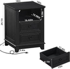 Joaxswe 18" Farmhouse Night Stand - Image 2