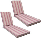 AAAAAcessories Outdoor Chaise Lounge Cushions, Fade-Resistant, Waterproof Patio by AAAAAcessories