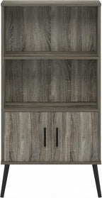 Furinno MIDCENTURY Storage Shelves, Mid-Century Style Accent Storage Cabinet - Image 7