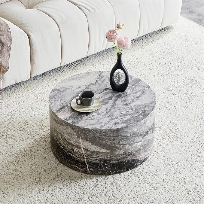 Round Coffee Table Living Room Table - Image 4