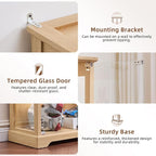 LELELINKY Farmhouse Display Cabinet - Image 5