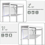 End Table for Small Space, 3-Tier Narrow Side Table - Image 7