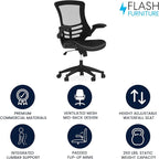 Flash Furniture Kelista Mid-Back Swivel Office Chair - Image 4
