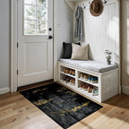 RELEANY Washable Area Rugs 2'x4' Non-Slip Modern Abstract Soft by RELEANY