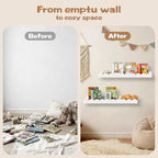 White Scalloped Nursery Shelves - Image 5