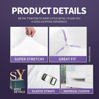 ZNSAYOTX Oversized Velvet 3 Piece Couch Cover - Image 4