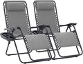 JEAREY Zero Gravity Lounge Chairs Set of 2, Adjustable Steel Mesh Recliners by JEAREYOutdoorsCollection