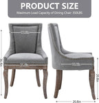 Modern Dining Chairs Set of 6, High Back Dining Chairs Side Chairs - Image 3