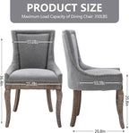 Modern Dining Chairs Set of 4, High Back Dining Chairs Side Chairs - Image 3
