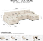 Belffin Large Modular Sectional Sofa - Image 2