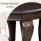 LKTART 42" Vintage Oval Coffee Table - Image 6