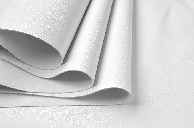 Wento Thick 2 Yard Faux Leather Fabric Soft Skin Grain PU Leather Fabric by Wento
