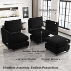 Belffin Convertible Sectional Sofa - Image 7