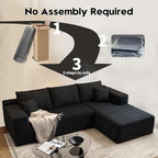107.5" Cloud Modular Sectional Sofa Couch - Image 3