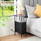 LOAKEKEL Narrow Nightstand - Image 9