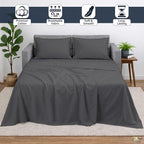 Cottington Lane Sleeper Sofa Sheets Full Size, 4 Piece Premium Quality 100% - Image 2