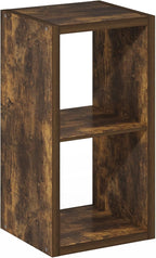 Furinno Cubicle Book Shelf, 2-Cube Bookshelf, Extra Thick Frame Horizontally & - Image 9