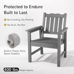 Stoog All-Weather Outdoor & Garden Chair, Patio Dining Chairs - Image 4