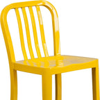 Flash Furniture Gael Commercial Grade 2 Pack 24" High Yellow Metal - Image 9