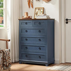 Joaxswe Farmhouse 6 Drawer Dresser - Image 5