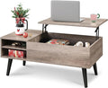 WLIVE Lift Top Coffee Table for Living Room, Small Coffee Table by WLIVE