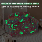 Foryoomi Extra Wide Kids Couch, Kids Sofa, Toddler Sofa, Glow in The Dark - Image 5