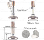 HUAYY Furniture Levelers Swivel Feet, Angle Height Adjustable, Heavy Duty - Image 2