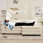 Oprisen 86" Modular Sectional Sofa, Comfy Cloud Couch Sectional Sofa - Image 5