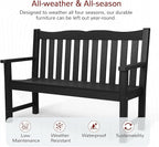 Stoog Weatherproof Outdoor Bench & Outdoor Chairs Set, Patio Furniture Set - Image 4