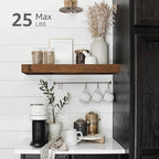 QEEIG Floating Shelf for Wall Bathroom Shelves Bedroom Kitchen Living Room - Image 4