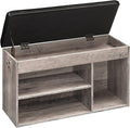 HOOBRO Shoe Storage Bench with Cushion, 32.3'' Entryway Bench with Lift Top by HOOBRO