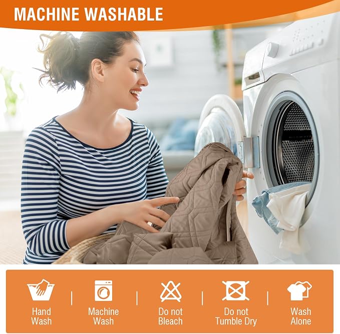 VANSOFY 100% Waterproof Recliner Chair Covers, Recliner Cover Non-Slip Dog - Image 8